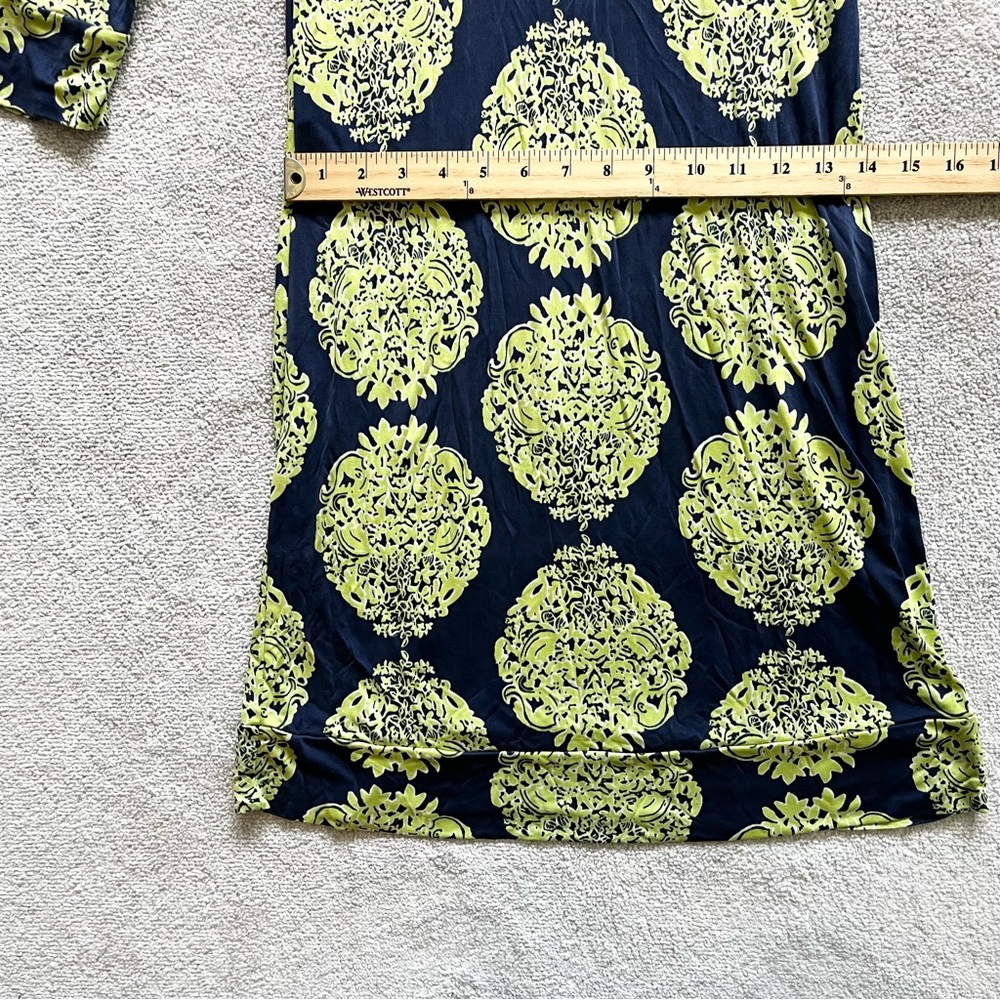 LILLY PULITZER 100% SILK NEWPORT SQUARE NECKLINE DRESS SIZE 2 ROMANTIC CHIC - Picture 7 of 10